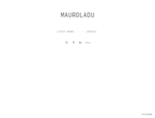 Tablet Screenshot of mauroladu.com
